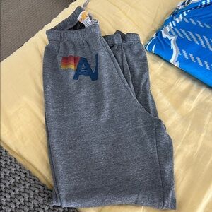 Aviator Nation gray sweat size small